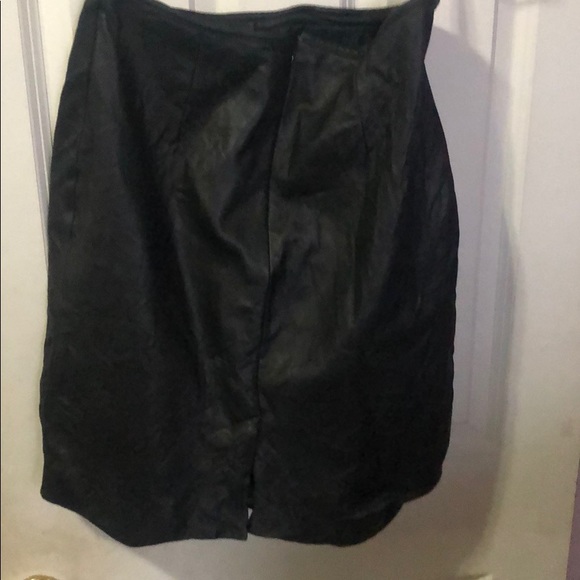 Lauren Ralph Lauren Leather Skirt - Picture 4 of 5